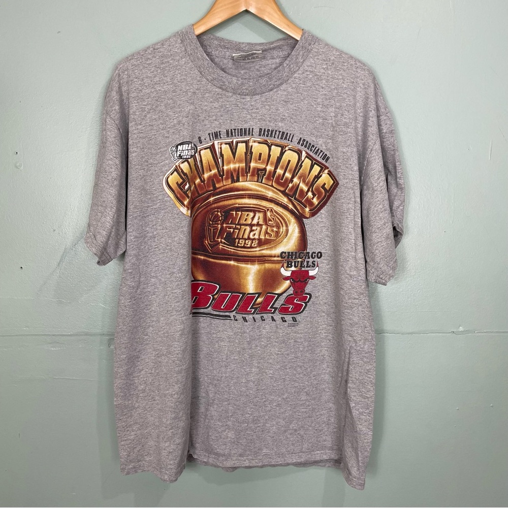 Vintage Lee‎ Chicago Bulls 1998 NBA Finals Shirt Men’s Size Large Champions